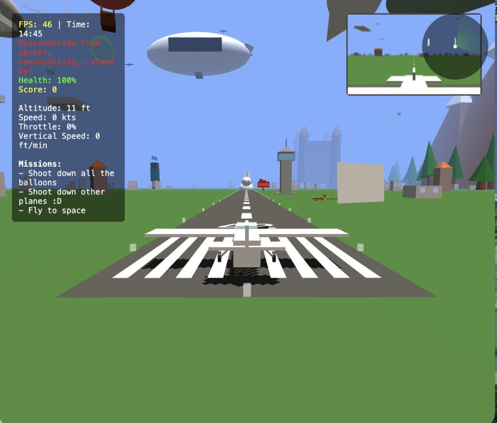 Pieter Levels Flight Simulator